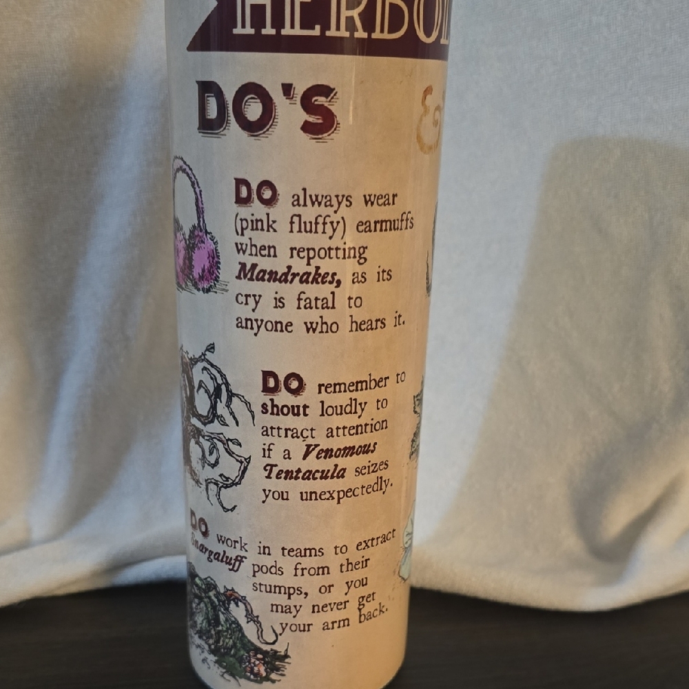 Herbology Themed Decorative Scroll